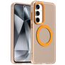 Mobigear Shockproof Samsung Galaxy S24 FE MagSafe Hoesje Hardcase Backcover - Oranje