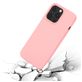 Mobigear Rubber Touch iPhone 14 Pro Siliconen Hoesje Backcover - Rood