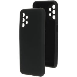 Mobiparts Samsung Galaxy A13 4G Siliconen Hoesje Backcover - Zwart