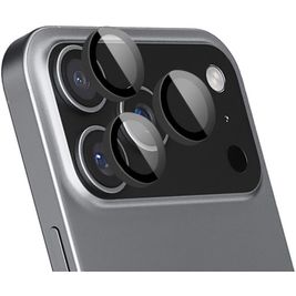 Mobiparts iPhone 17 Pro Glazen Camera Lens Protector - Zwart