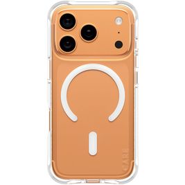 CARE by PanzerGlass Fashionable Doorzichtig iPhone 17 Pro Siliconen MagSafe Hoesje Backcover - Transparant