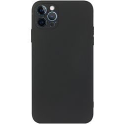 Mobigear Colors iPhone 15 Pro Max Hoesje Flexibel TPU Backcover - Zwart