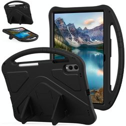 Mobigear AeroArmor Samsung Galaxy Tab S11 Ultra Hoes EVA Schuim Backcover + Stylus Houder + Standaard - Zwart