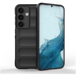 Mobigear Bumpy Samsung Galaxy S24 Hoesje Flexibel TPU Backcover - Zwart