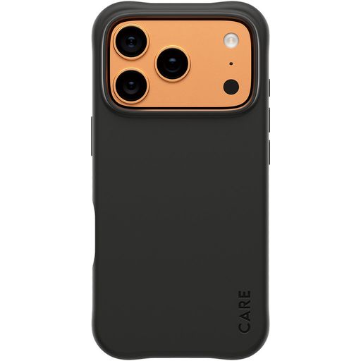 CARE by PanzerGlass Fashionable iPhone 17 Pro Siliconen MagSafe Hoesje Backcover - Zwart