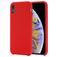 Mobigear Rubber Touch iPhone XR Siliconen Hoesje Backcover - Rood