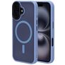 Mobiparts Hardcover iPhone 16 MagSafe Hoesje Hardcase Backcover - Satin Light Blue