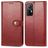 Mobigear Snap Button Xiaomi 12X Hoesje Bookcase Portemonnee - Rood