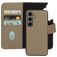 Mobiparts Samsung Galaxy S24 MagSafe Hoesje Echt Leer Uitneembare 2in1 Bookcase Portemonnee - Taupe