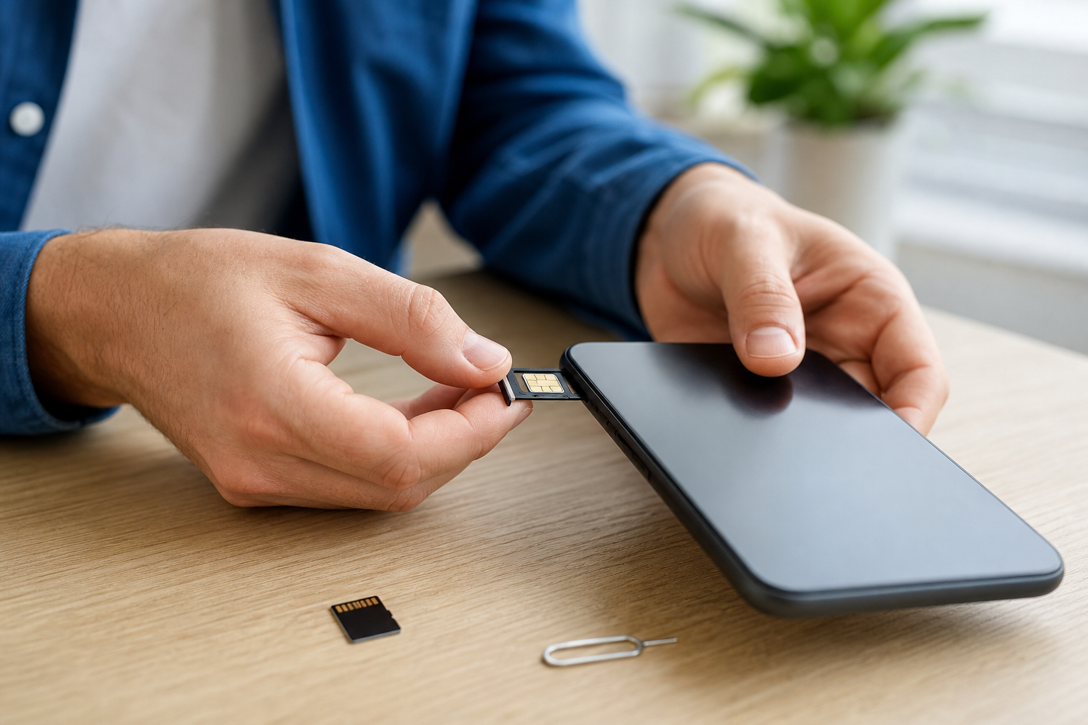 Stap 3: Fysieke kaarten en e-SIM verwijderen