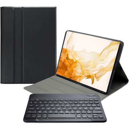 Mobilize Detachable Bluetooth Keyboard Samsung Galaxy Tab S7 Hoes AZERTY Toetsenbord Bookcase - Zwart