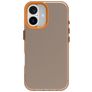 Mobigear Crystal iPhone 16 Plus Hoesje Hardcase Backcover - Oranje