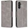 Mobigear Excellent Samsung Galaxy S25 FE Hoesje Bookcase Portemonnee - Grijs