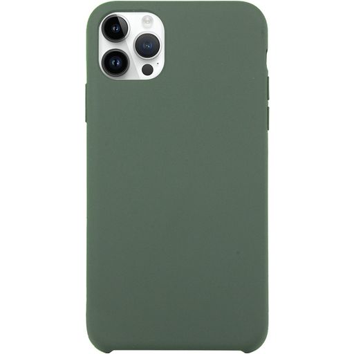 Mobigear Rubber Touch iPhone 15 Pro Max Siliconen Hoesje Backcover - Groen