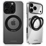 Mobilize 360 Rotating Ring iPhone 16 Pro MagSafe Hoesje Hardcase Backcover met Ringhouder - Zwart