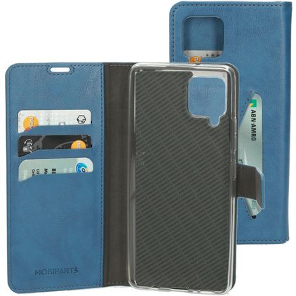 Mobiparts Classic Wallet Samsung Galaxy A42 Hoesje Bookcase Portemonnee - Steel Blue