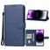 Mobigear Wallet iPhone 15 Pro Hoesje Bookcase Portemonnee - Blauw