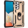 Mobigear Armor Ring Samsung Galaxy A53 Hoesje Hardcase Backcover Shockproof met Ringhouder - Goud