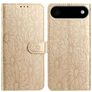 Mobigear Flowers iPhone Air Hoesje Bookcase Portemonnee - Goud