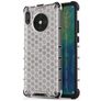 Mobigear Honeycomb Huawei Mate 30 Hoesje Hardcase Backcover Shockproof - Wit