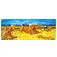 Mobigear Anti-Slip Muismat - 40 x 90 CM - Wheat stacks in Provence