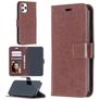 Mobigear Wallet iPhone 12 Hoesje Bookcase Portemonnee - Bruin