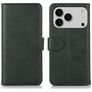 Mobigear Wallet iPhone 17 Pro Max Hoesje Bookcase Portemonnee - Groen