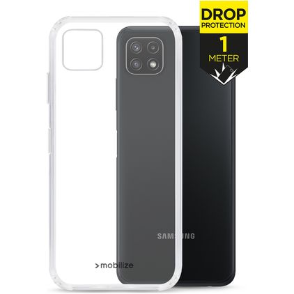 Mobilize Naked Protection Doorzichtig Samsung Galaxy A22 5G Hoesje Hardcase Backcover Shockproof - Transparant