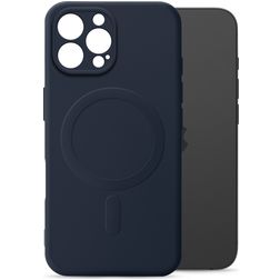 My Style Protective Flex iPhone 16 Pro Max MagSafe Hoesje Flexibel TPU Backcover - Marineblauw