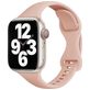 Mobigear Sport Slim Siliconen Apple Watch Bandje Druksluiting - 42/41/40/38 mm - Pastelroze