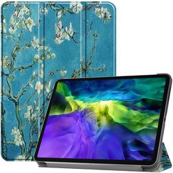 Mobigear Tri-Fold iPad Pro 11 Inch (2020) Hoes Bookcase - Amandelbloesem