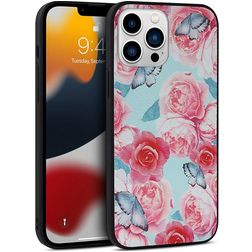 Mobigear Flowers iPhone 14 Plus Hoesje Hardcase Backcover - Model 3