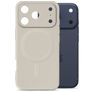 My Style Protective Flex iPhone 17 Pro Max MagSafe Hoesje Flexibel TPU Backcover - Antique White