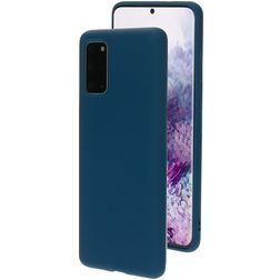 Mobiparts Samsung Galaxy S20 Plus Siliconen Hoesje Backcover - Blueberry Blue