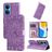 Mobigear Sunflower HONOR X7 Hoesje Bookcase Portemonnee - Paars