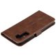 Mobigear Zipper Huawei P40 Lite 5G Hoesje Bookcase Portemonnee - Bruin