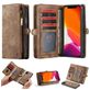 Caseme 008 iPhone 11 Hoesje Uitneembare 2in1 Bookcase Portemonnee - Bruin