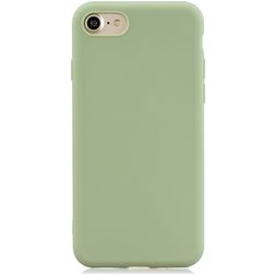 Mobigear Colors iPhone SE (2020) Hoesje Flexibel TPU Backcover - Groen