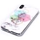 Mobigear Marble iPhone XR Hoesje Flexibel TPU Backcover - Hexagon