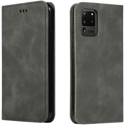 Mobigear Retro Slim Samsung Galaxy S20 Ultra Hoesje Bookcase Portemonnee - Grijs