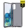 ITSkins SpectrumClear Samsung Galaxy S20 Plus Hoesje Flexibel TPU Backcover Shockproof - Zwart