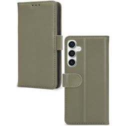 Mobilize Premium Gelly Wallet Samsung Galaxy S23 FE Hoesje Bookcase Portemonnee - Groen