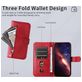 Mobigear Zipper iPhone Air Hoesje Bookcase Portemonnee - Rood