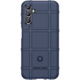 Mobigear Rugged Shield Samsung Galaxy A24 Hoesje Flexibel TPU Backcover Shockproof - Blauw