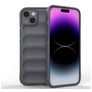 Mobigear Bumpy iPhone 15 Plus Hoesje Flexibel TPU Backcover - Charcoal