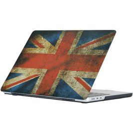 Mobigear Design MacBook Air 15 Inch (2023-2025) Hoes Hardshell Laptopcover MacBook Case - UK Flag - Model A2941 / A3114 / A3241