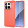 Mobigear Brushed Slim Xiaomi 15 Pro Hoesje Flexibel TPU Backcover - Rood