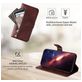 Mobigear Zipper iPhone 17 Pro Max Hoesje Bookcase Portemonnee - Bruin