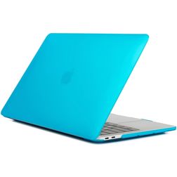 Mobigear Matte MacBook Pro 16 Inch (2019-2020) Hoes Hardshell Laptopcover MacBook Case - Babyblauw - Model A2141