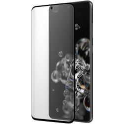 Mobiparts Curved Samsung Galaxy S20 Ultra Glazen Screenprotector - Case Friendly - Zwart